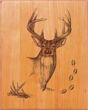 Laser Engraving Buck Front