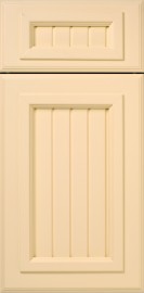 Painted Applied Molding Cabinet Doors with Beaded Center Panel (S103 McLean)