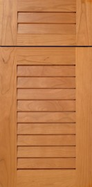 Cherry Closed Louvered Doors (S107 Canal)