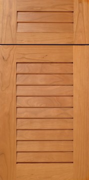 Cherry Closed Louvered Doors (S107 Canal)