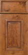 Rustic Alder Wood Applied Molding Cabinet Door from WalzCraft - Alamo S160