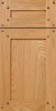 Craftsman / Shaker Style Cabinet Door Design with Pegs / Buttons from WalzCraft - Allentown S176