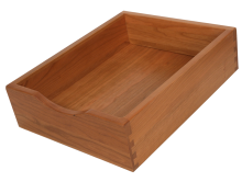Cherry-Dovetail-Drawer-Box-with-scoop-for-pullout