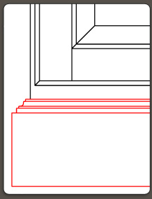 108 Base Board Molding - Stacked - PS100