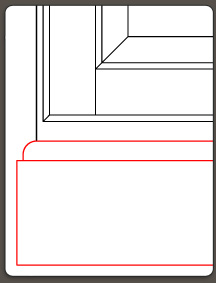 112 Cabinet Base Board Molding - Stacked PS100