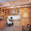 Designed by Kristen Breitzman - Custom Built Home Office Maple Cabinetry