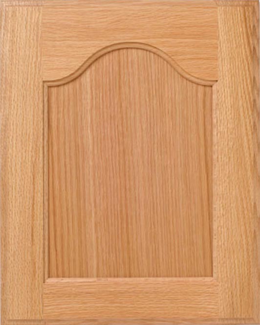 Rift Sawn (Straight Grain) Natural Grade Red Oak Veneer Doors