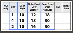 Enter-Qty-Door-Style---and-Sizes Enter Quantity Door Style and Sizes