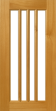 Alder Cabinet Door Frame - 4 Lite Mullion - Muntin LP110 - Prairie Style