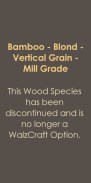 Bamboo - Blond - Vertical Grain Wood Species