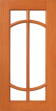 Cherry Cabinet Door Frame with Arch Mullions (Muntins)