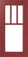 Craftsman and Mission Stile Cabinet Door Frame with Millions (Muntins)