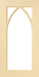 Gothic Cabinet Door Frame with Mullions (Muntins)