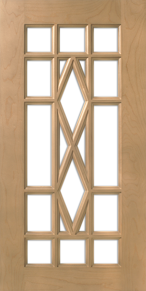 Prairie Style Door Frame with Mullions (Muntins) WalzCraft