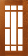 Prairie and Craftman Style Cabinet Door with Mullions (Muntins)