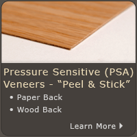 Pressure Sensitive Veneers - (PSA) Peel & Stick