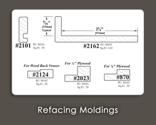 View WalzCraft Refacing Moldings View WalzCraft Refacing Moldings