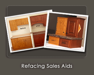 Cabinet Refacing Sales AIds View Refacing Sales Aids