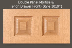 Double Panel Drawer Front