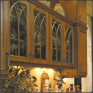 cabinet mullions glass doors door gothic mullion cabinets walzcraft kitchen arched arch frames muntins applied muntin frame interior styles molding