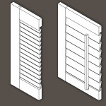 Louver Cabinet Doors