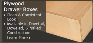 Learn more about Plywood Drawer Boxes