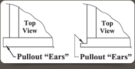 Pullout Ears for Drawer Boxes Pullout Ears for Drawer Boxes