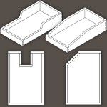 Pullouts & Notched Pattern Drawer Boxes