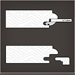 Rubber &Wood Glass Retainer