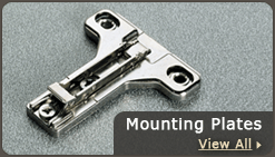 Cabinet Door Hinge Mounting Plates
