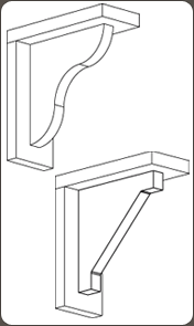 Shelf & Countertop Supports