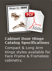 View Cabinet Door Hinge Catalog Specifications Here