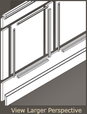 Wainscot Kit Panel and Moldings