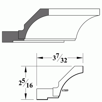 389 Crown Molding