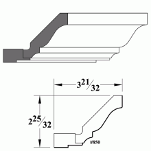 850 Crown Molding