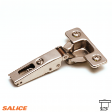 110° 1/2" Overlay "D" Long Arm Hinge-Rapido Cam Dowel Application