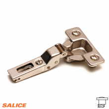 110° Half Overlay "G" Long Arm Hinge-Rapido Cam Dowel Application