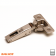 110° 1/2" Overlay "D" Long Arm Hinge-Press In Dowel Application