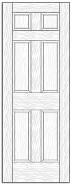 Style 8501- Custom Solid Wood Interior Doors