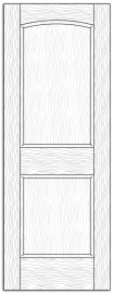 Style 8504- Custom Solid Wood Interior Doors