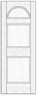 Style 8507- Custom Solid Wood Interior Doors