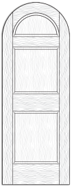 Style 8508- Custom Solid Wood Interior Doors