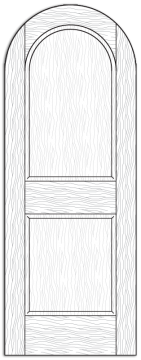 Style 8510- Custom Solid Wood Interior Doors
