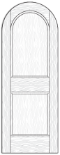 Style 8510- Custom Solid Wood Interior Doors