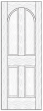Style 8511- Custom Solid Wood Interior Doors