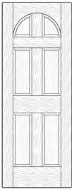 Style 8513- Custom Solid Wood Interior Doors