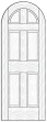 Style 8514- Custom Solid Wood Interior Doors