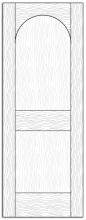 Style 8609- Custom Solid Wood Interior Doors