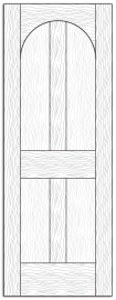 Style 8611- Custom Solid Wood Interior Doors
