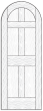 Style 8614- Custom Solid Wood Interior Doors